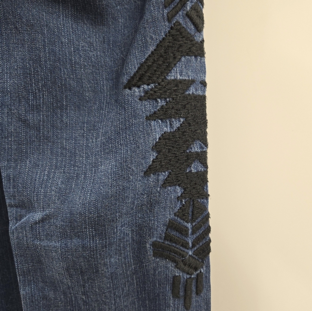 Rails‎ Ashland Dress Chambray Aztec Embroidered - Picture 13 of 16